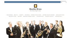 Desktop Screenshot of boulderbrass.org
