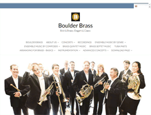 Tablet Screenshot of boulderbrass.org